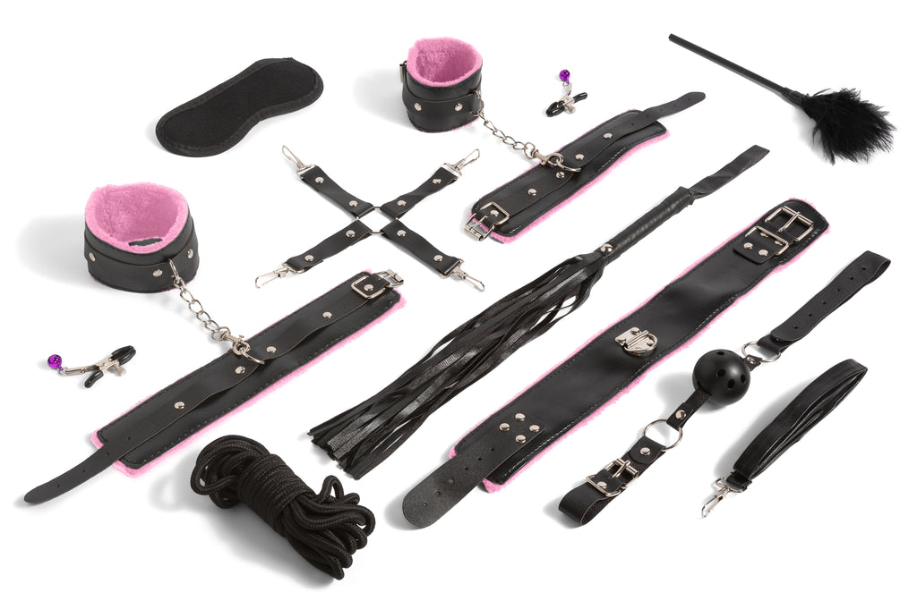 BDSM Bondage Kit - bed geek